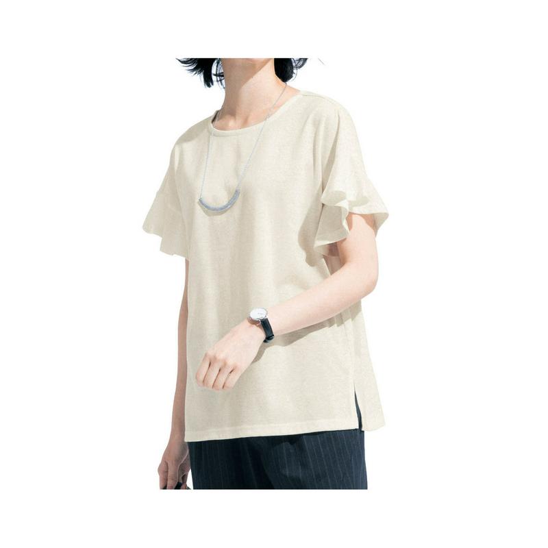 汗ばむ季節の強い味方☆汗じみしにくいフレアスリーブＴシャツ