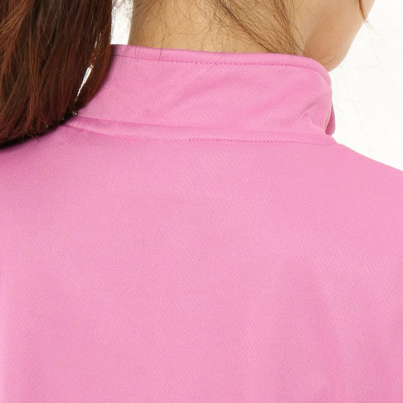 レディース　半袖ジップＴシャツ＆コンプレッションセット【吸汗速乾・ＵＶケア】