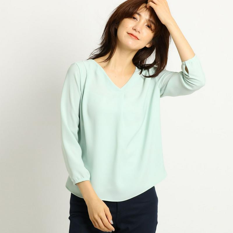 【ＷＥＢ限定カラー】【接触冷感・ＵＶカット・吸水速乾・洗える】ブラウス