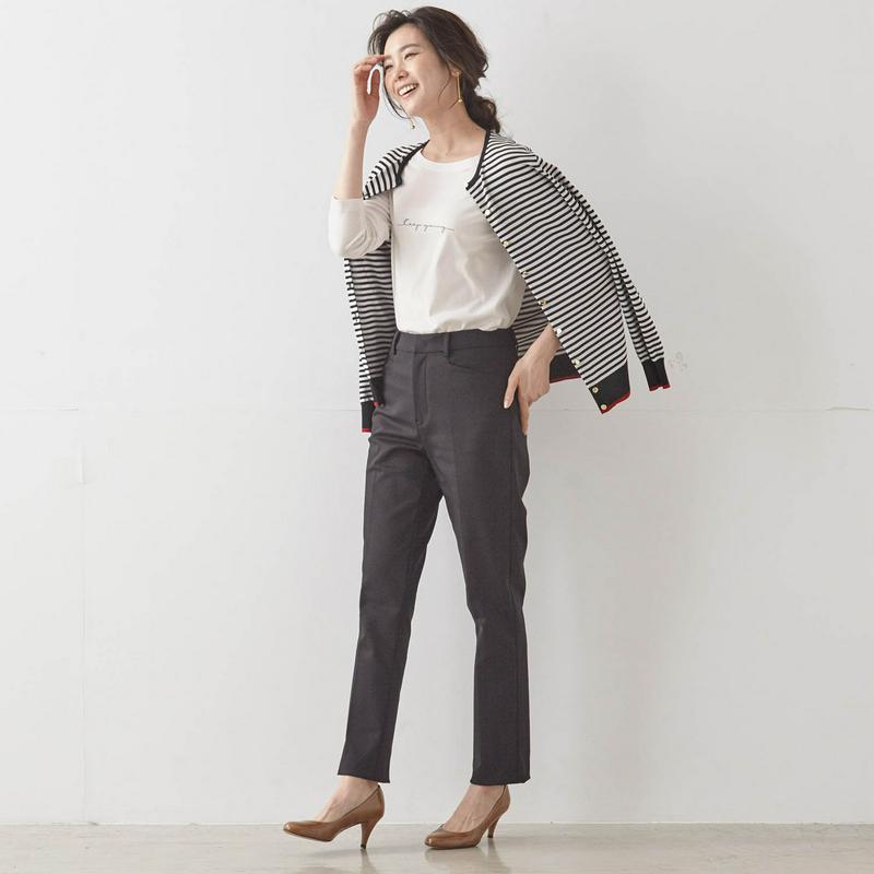 【ＳＴＹＬＥ　ＳＮＡＰ掲載】スーピマコットン長袖ロゴＴシャツ【ＵＶケア抗菌防臭】【Ｓ～３Ｌ】