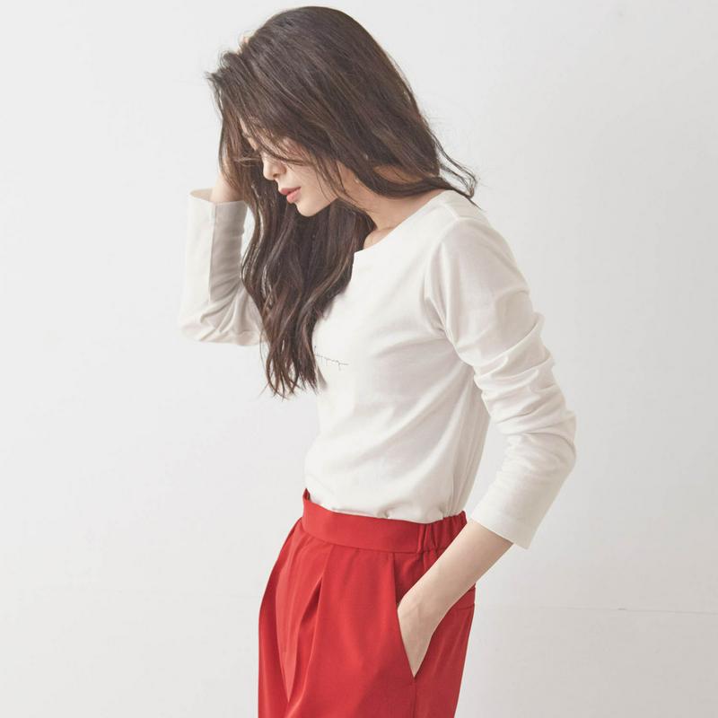 【ＳＴＹＬＥ　ＳＮＡＰ掲載】スーピマコットン長袖ロゴＴシャツ【ＵＶケア抗菌防臭】【Ｓ～３Ｌ】