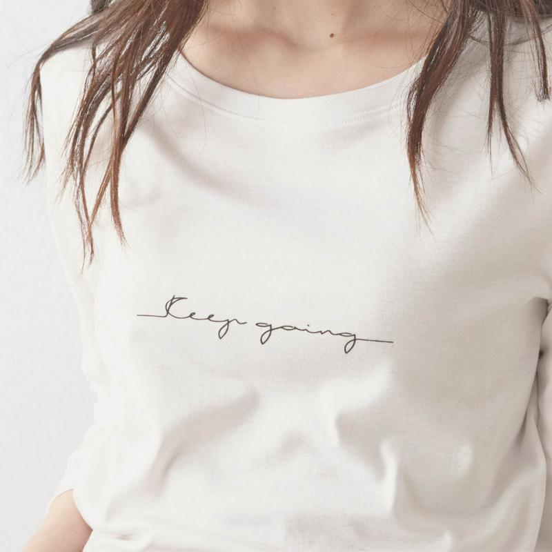 【ＳＴＹＬＥ　ＳＮＡＰ掲載】スーピマコットン長袖ロゴＴシャツ【ＵＶケア抗菌防臭】【Ｓ～３Ｌ】