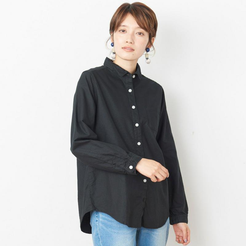 新色登場☆定番人気のオックスフォードコットン長袖シャツ【製品染め】（サンバレー/SUNVALLEY）