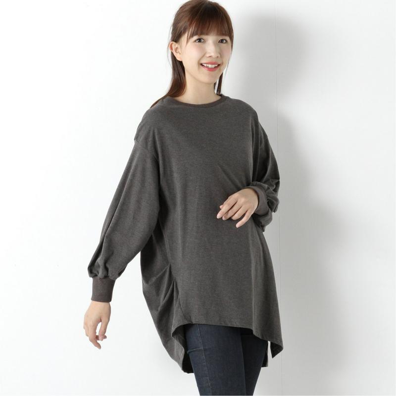 ランダムシルエット長袖Ｔシャツ