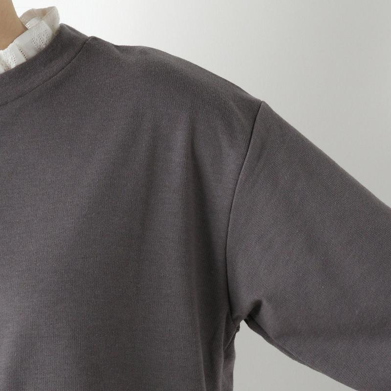 ミニ裏毛フェイクレイヤード長袖Ｔシャツ（ノージーン/NO JEAN）