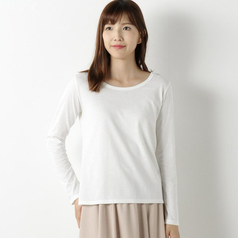 簡単重ね着◎起毛Ｔシャツ＆長袖Ｔシャツのアンサンブル（ノージーン/NO JEAN）