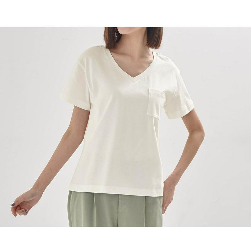 ＶネックＴシャツ【冷却効果プリント使用】