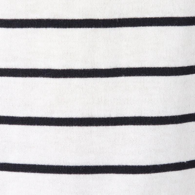 ミッキー切替フェイクレイヤードボーダーＴシャツ