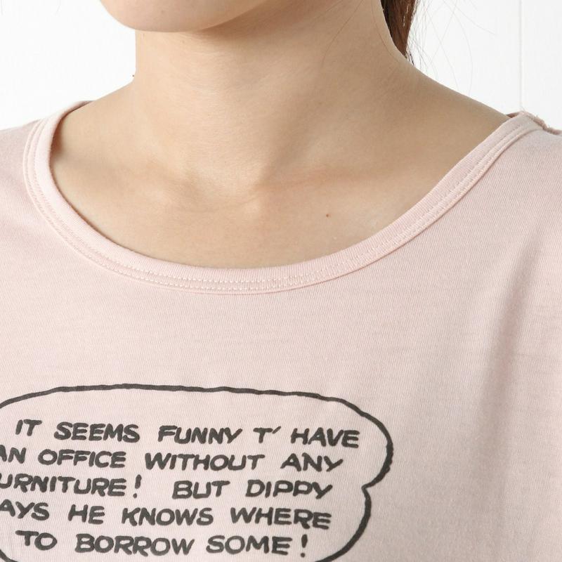 天竺長袖シャーリングプリントＴシャツ（選べるキャラクター）【Ｍ～３Ｌ】