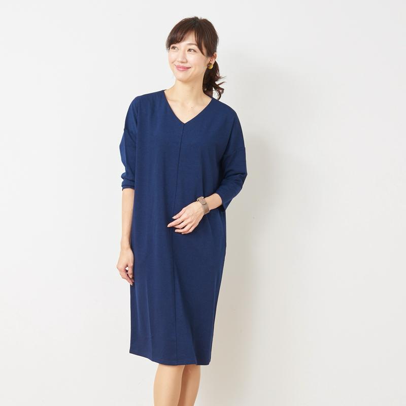 選べる２丈◎ポンチ素材の華奢見えチュニック【Ｍ～３Ｌ】