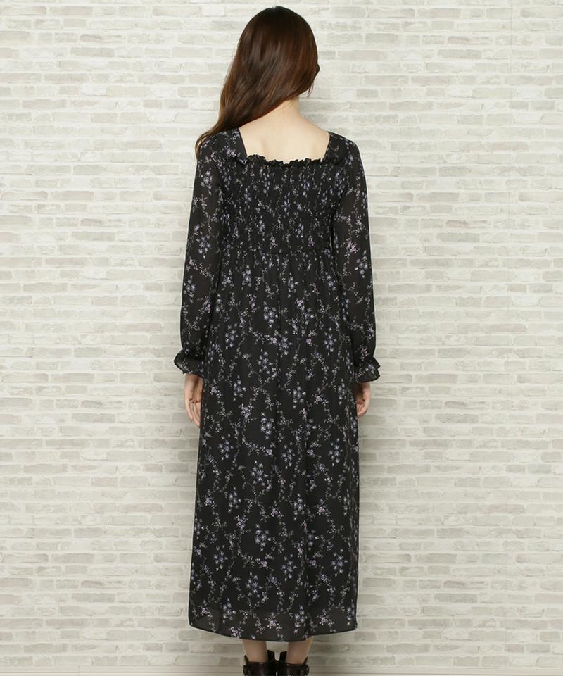 IVYフラワーシャーリングワンピース