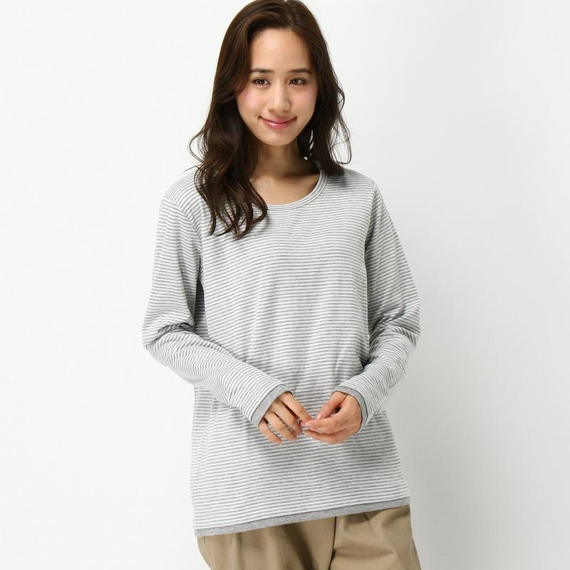 接結レイヤードＴシャツ