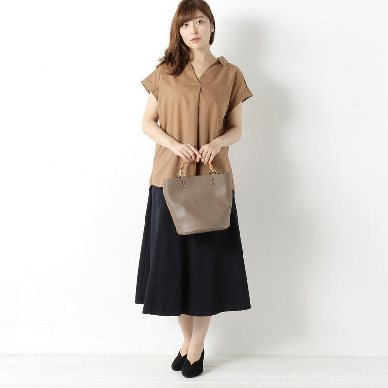 【３／２５（水）で販売終了】スキッパーブラウス