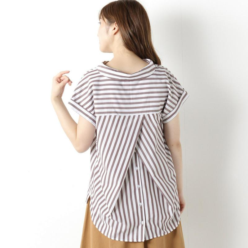 【３／２５（水）で販売終了】スキッパーブラウス