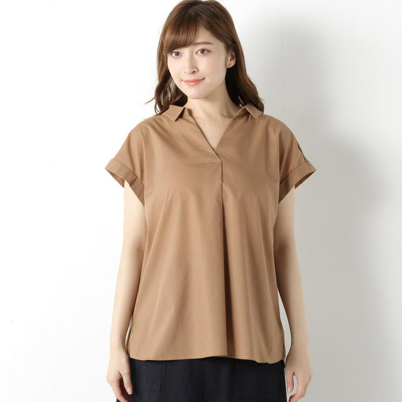 【３／２５（水）で販売終了】スキッパーブラウス
