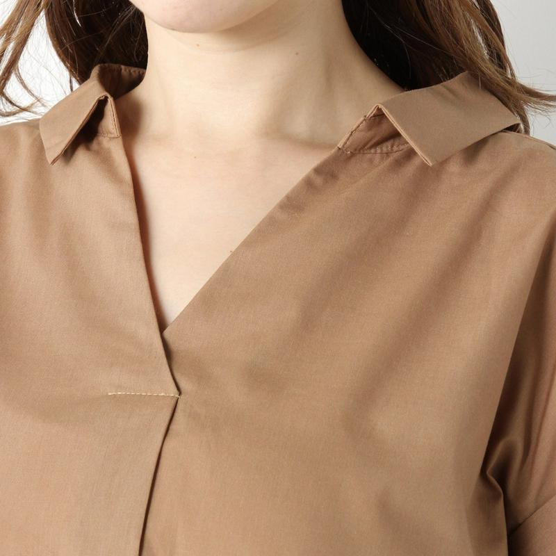 【３／２５（水）で販売終了】スキッパーブラウス