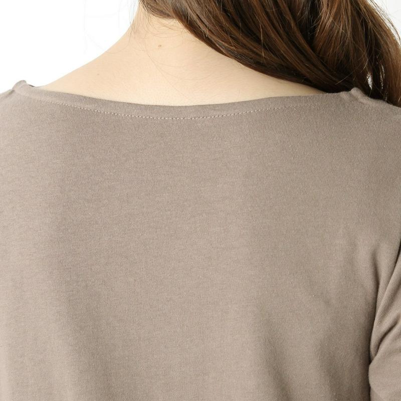 大人気商品◎袖口折り返しシャンブレーの長袖プルオーバー