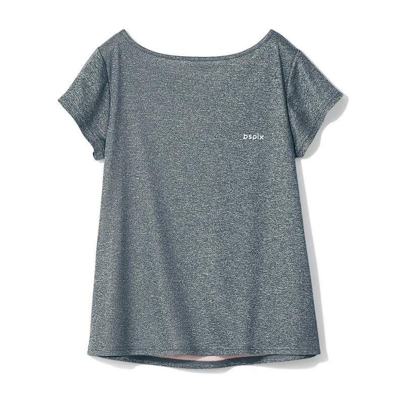 ゆったりシルエットで動きやすい！バックラップ風Ｔシャツ【Ｓ～３Ｌ】