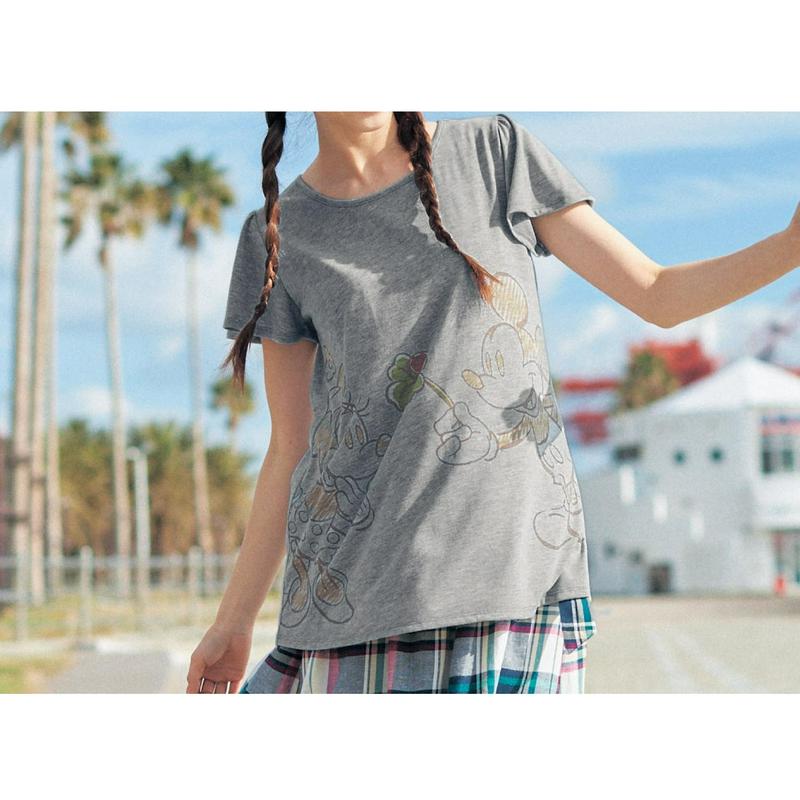 【３／２５（水）で販売終了】フレア袖チュニックＴシャツ