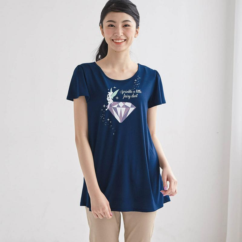 【３／２５（水）で販売終了】フレア袖チュニックＴシャツ