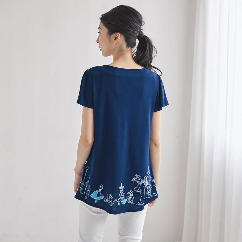 【３／２５（水）で販売終了】フレア袖チュニックＴシャツ