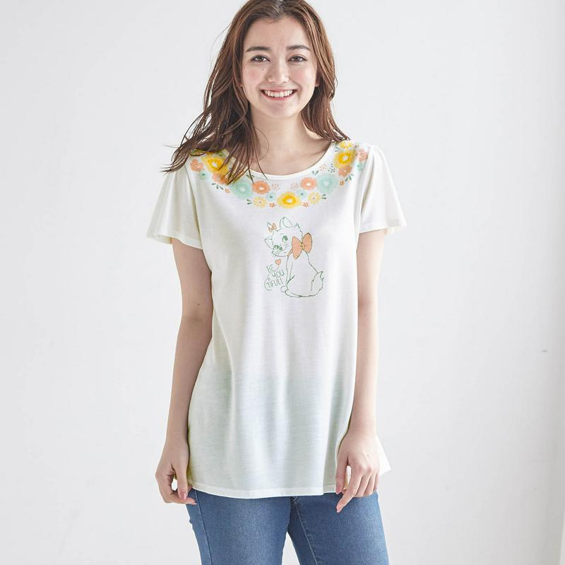 【３／２５（水）で販売終了】フレア袖チュニックＴシャツ