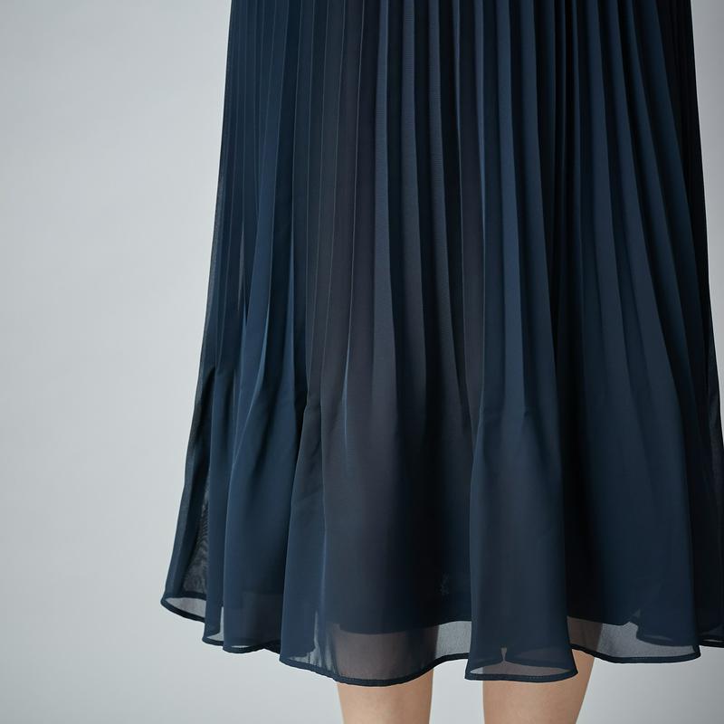 パールドレスレット付◎シフォンワンピースドレス