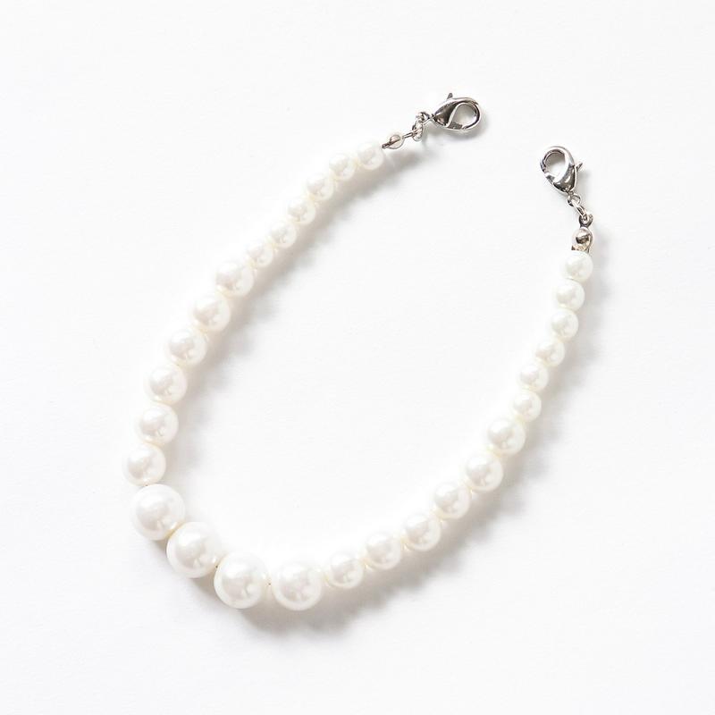 パールドレスレット付◎シフォンワンピースドレス