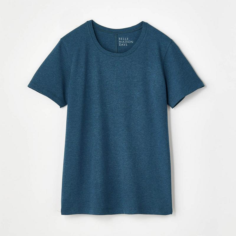 【限定１２０セット　２枚組】オーガニックコットンを使ったクルー半袖カットソー