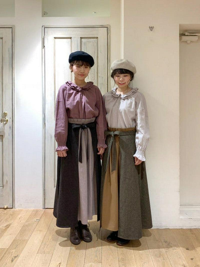 衿フリルブラウス/立川限定