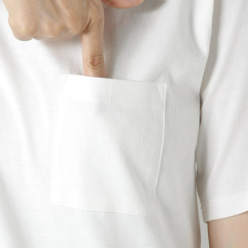 【汗染み防止＆抗菌防臭】ポケット付きクルーネック半袖Ｔシャツ