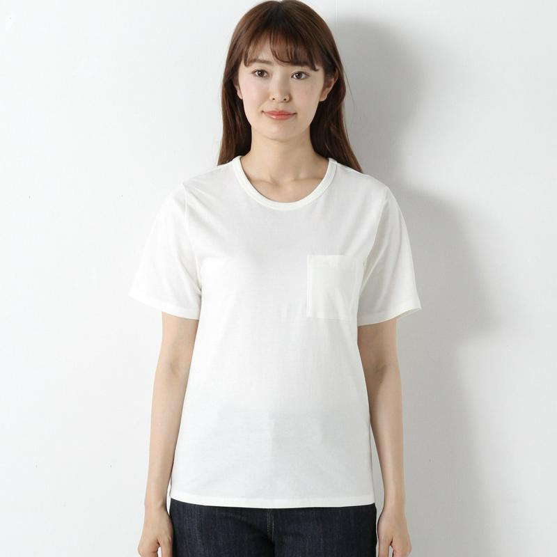 【汗染み防止＆抗菌防臭】ポケット付きクルーネック半袖Ｔシャツ