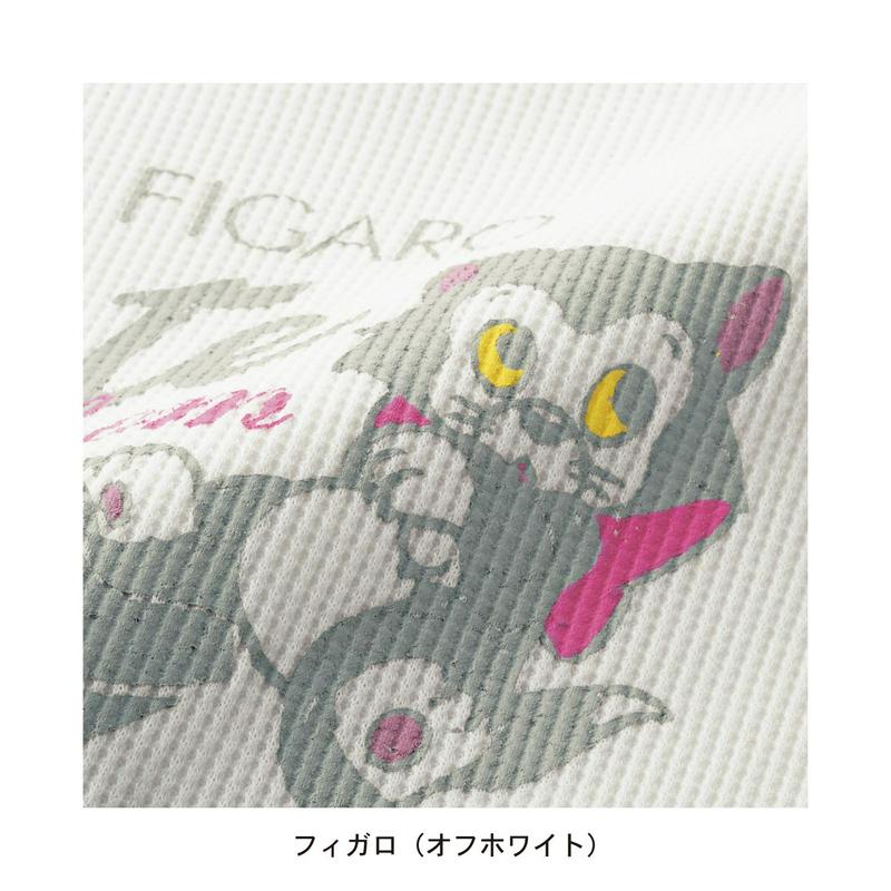 プリントワッフルカットソー（選べるキャラクター）