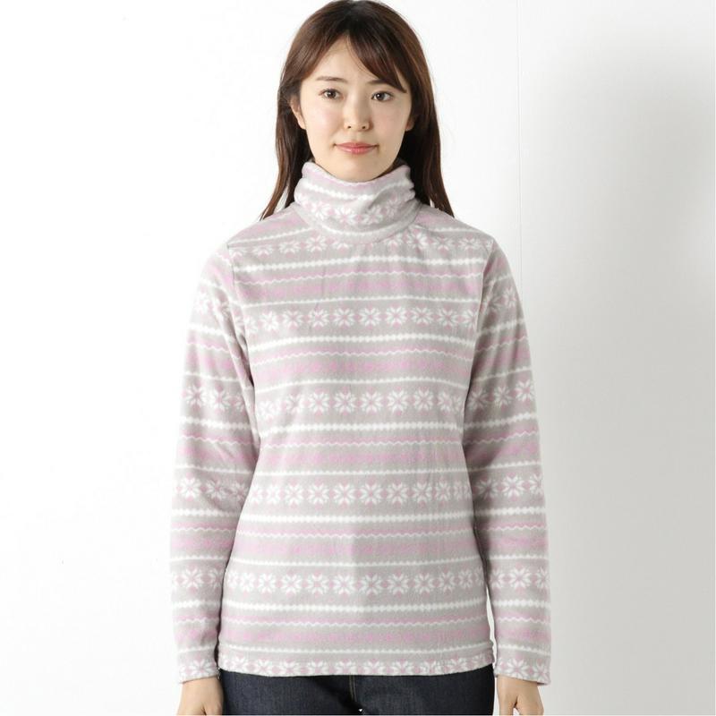 マイクロフリース総柄くしゅＴシャツ【Ｍ～３Ｌ】