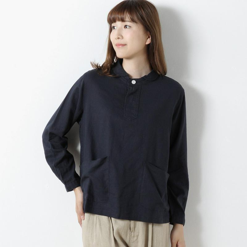【３／２５（水）で販売終了】リネンレーヨン素材のオックスシャツ
