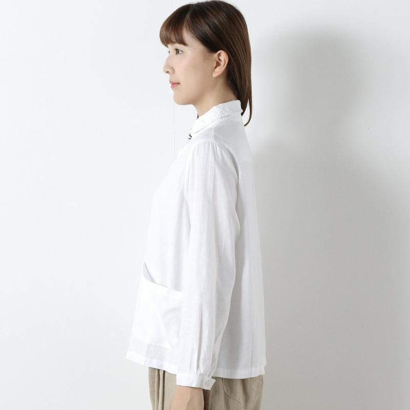 【３／２５（水）で販売終了】リネンレーヨン素材のオックスシャツ