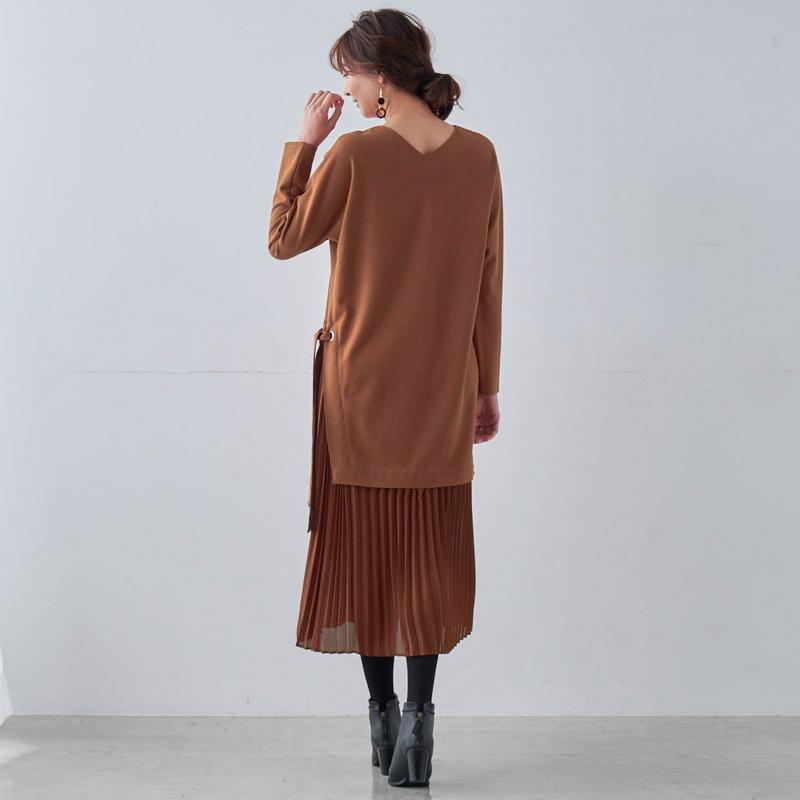 起毛ポンチドッキングワンピース【パーソナルカラー／ＳＰＲＩＮＧ】