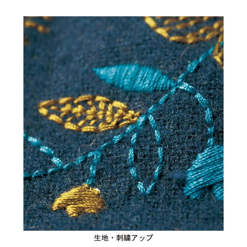刺繍ワンピース“刺繍のようなお花畑”