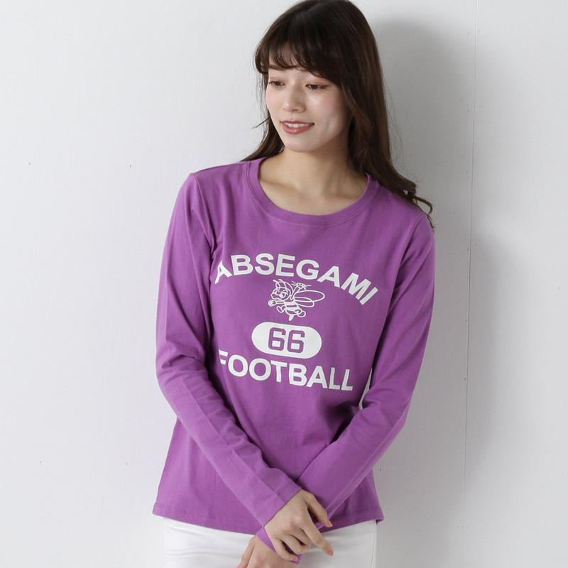 長袖プリントＴシャツ☆ロゴ刺繍入り