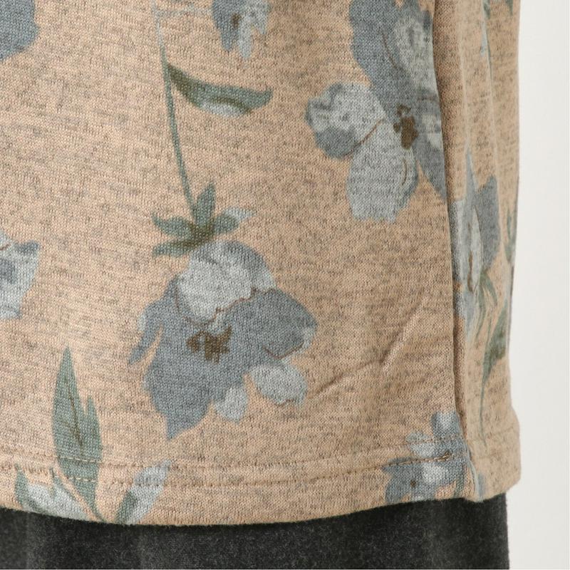 【選べる４柄展開】ふわふわニットソーのＡラインチュニック