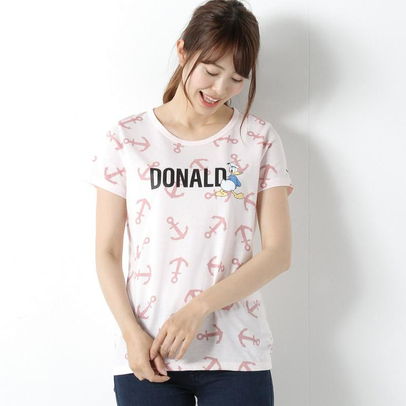 ドナルド半袖総柄Ｔシャツ