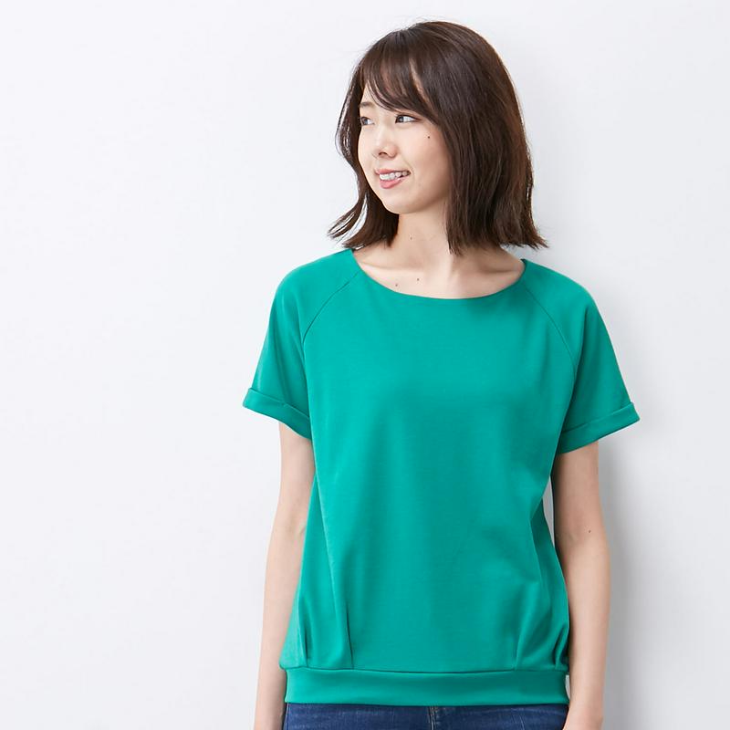 【２７％ＯＦＦ】大人の女性のためのふんわりタックプルオーバー【Ｓ～３Ｌ】