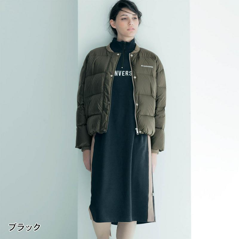 あったか＆おしゃれにきまる◎ミラノリブ裏起毛サイドラインワンピース