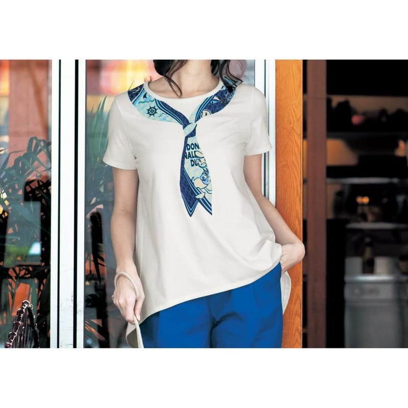 【３／２５（水）で販売終了】前後差チュニックＴシャツ