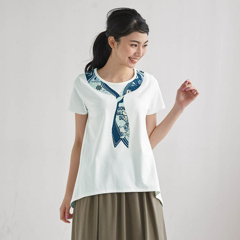 【３／２５（水）で販売終了】前後差チュニックＴシャツ