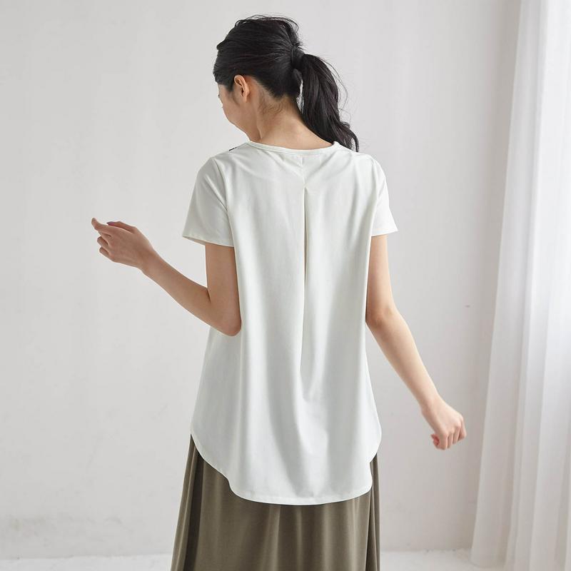 【３／２５（水）で販売終了】前後差チュニックＴシャツ