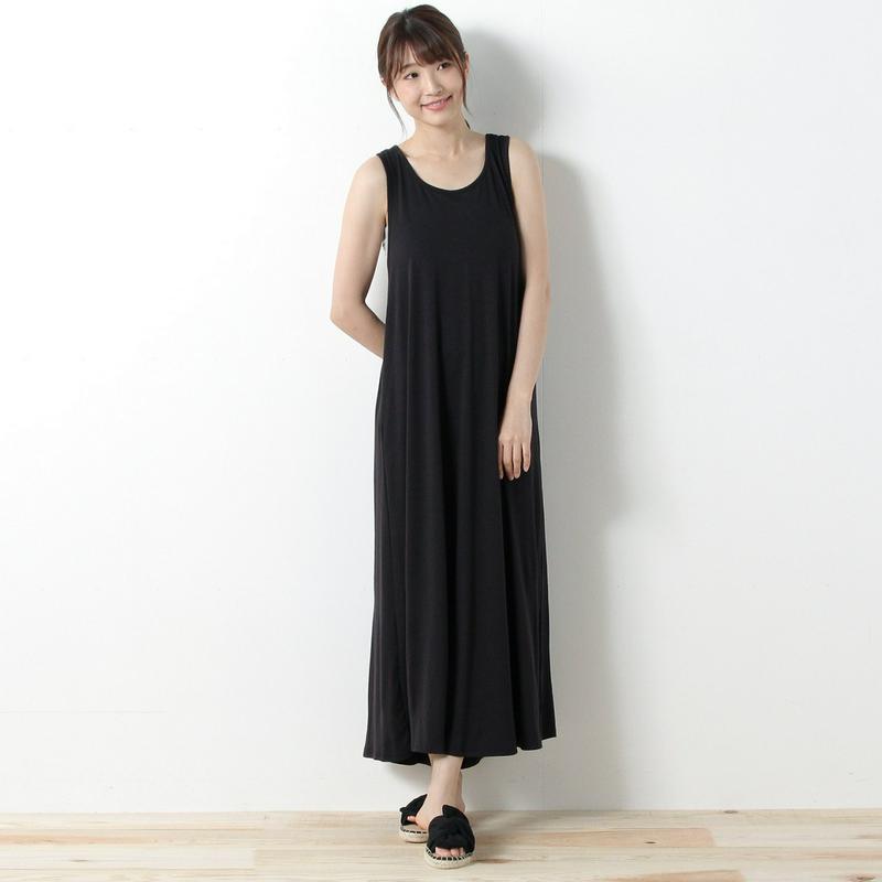 何枚でも欲しい◎ノースリーブマキシワンピース