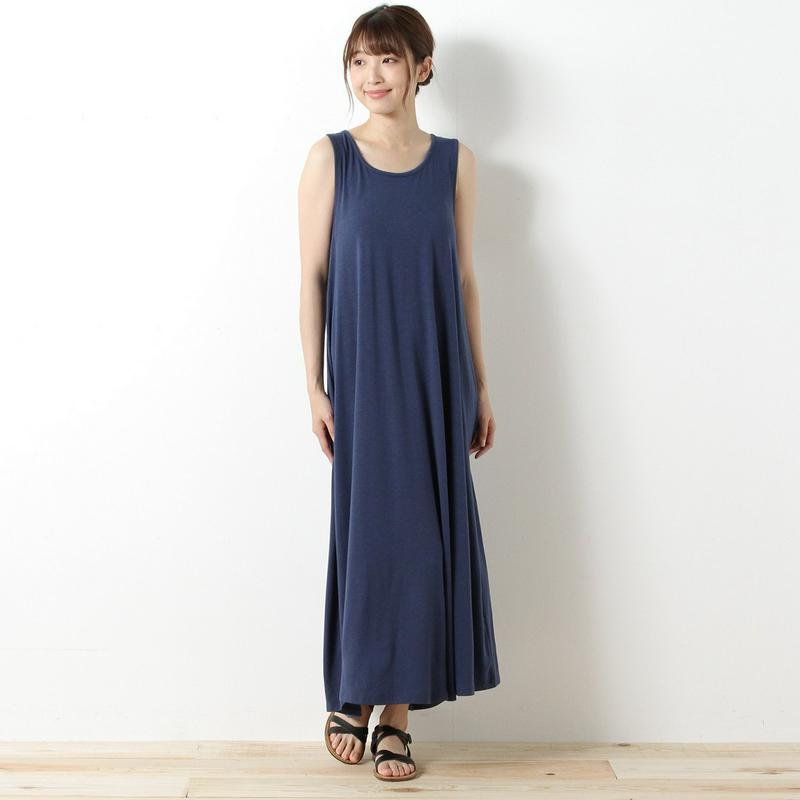 何枚でも欲しい◎ノースリーブマキシワンピース