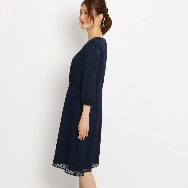 【洗える】オパール加工ワンピース