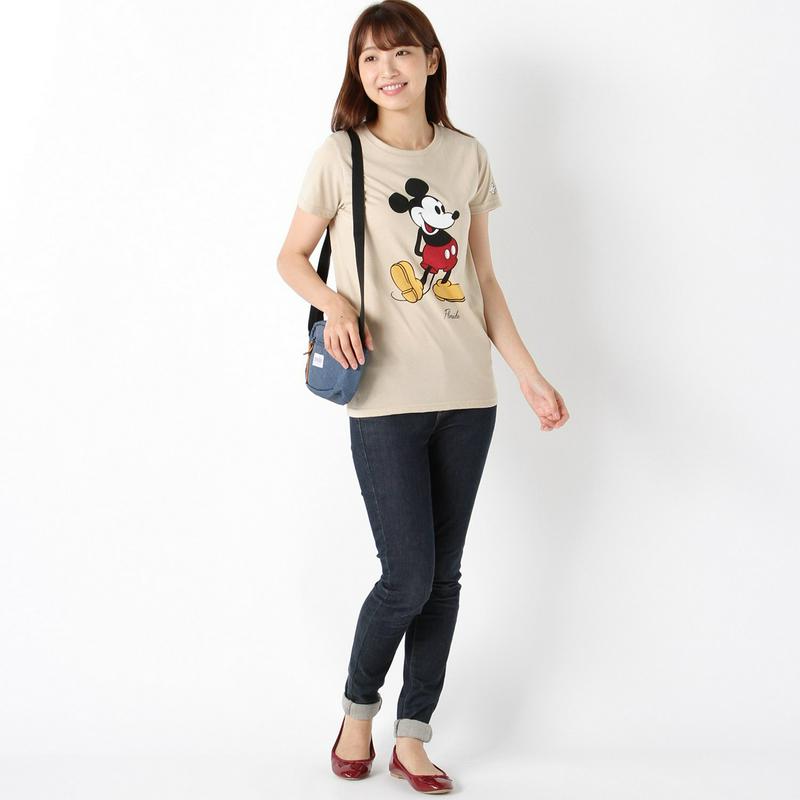 ミッキー半袖ミッキープリントＴシャツ